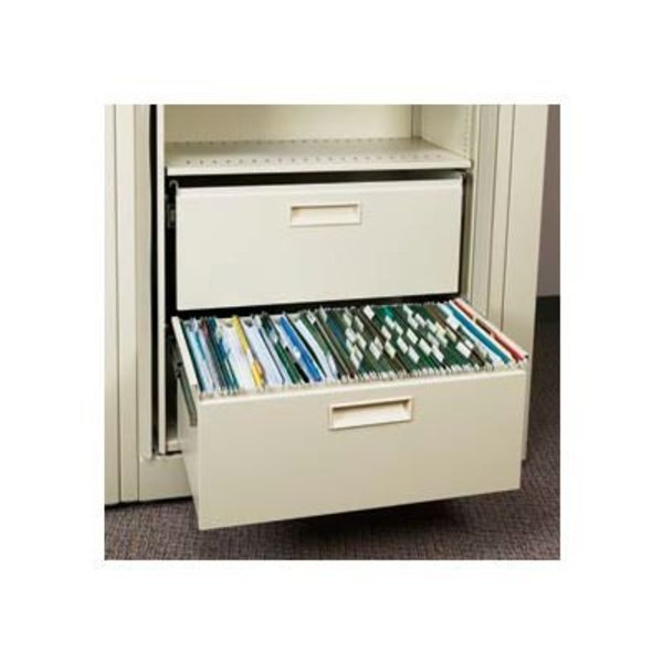 Datum Filing Systems Rotary File Cabinet Components, Legal File/Storage Drawer, Bone White XLG-FS1-T15